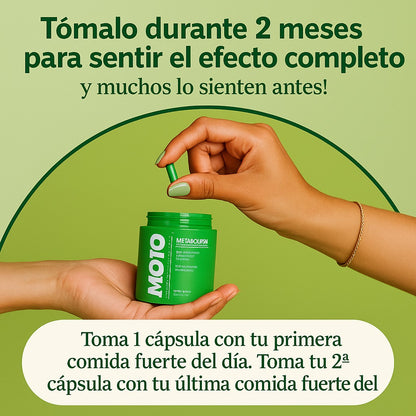 MOTO 60 Cap, tu nueva vitamina diaria para activar el metabolismo de forma natural 🔥