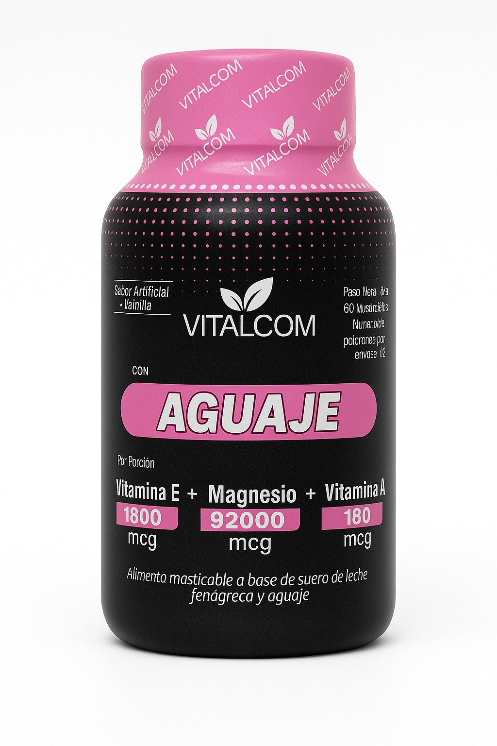 🌸 Aguaje  Vitalcom– Belleza y bienestar desde adentro 🌸 60 cap