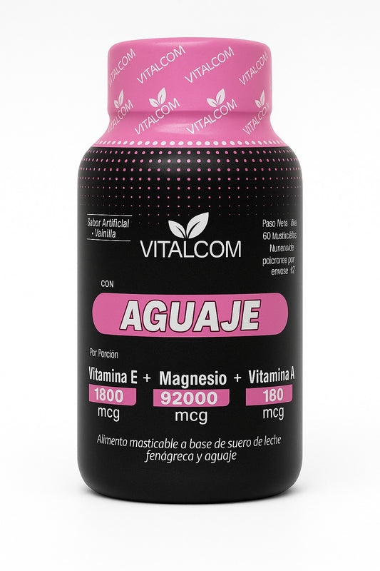 🌸 Aguaje  Vitalcom– Belleza y bienestar desde adentro 🌸 60 cap