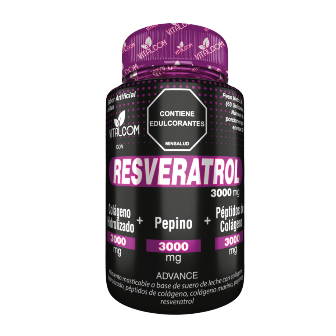 ¡Descubre la Juventud con Resveratrol! 60 CAP