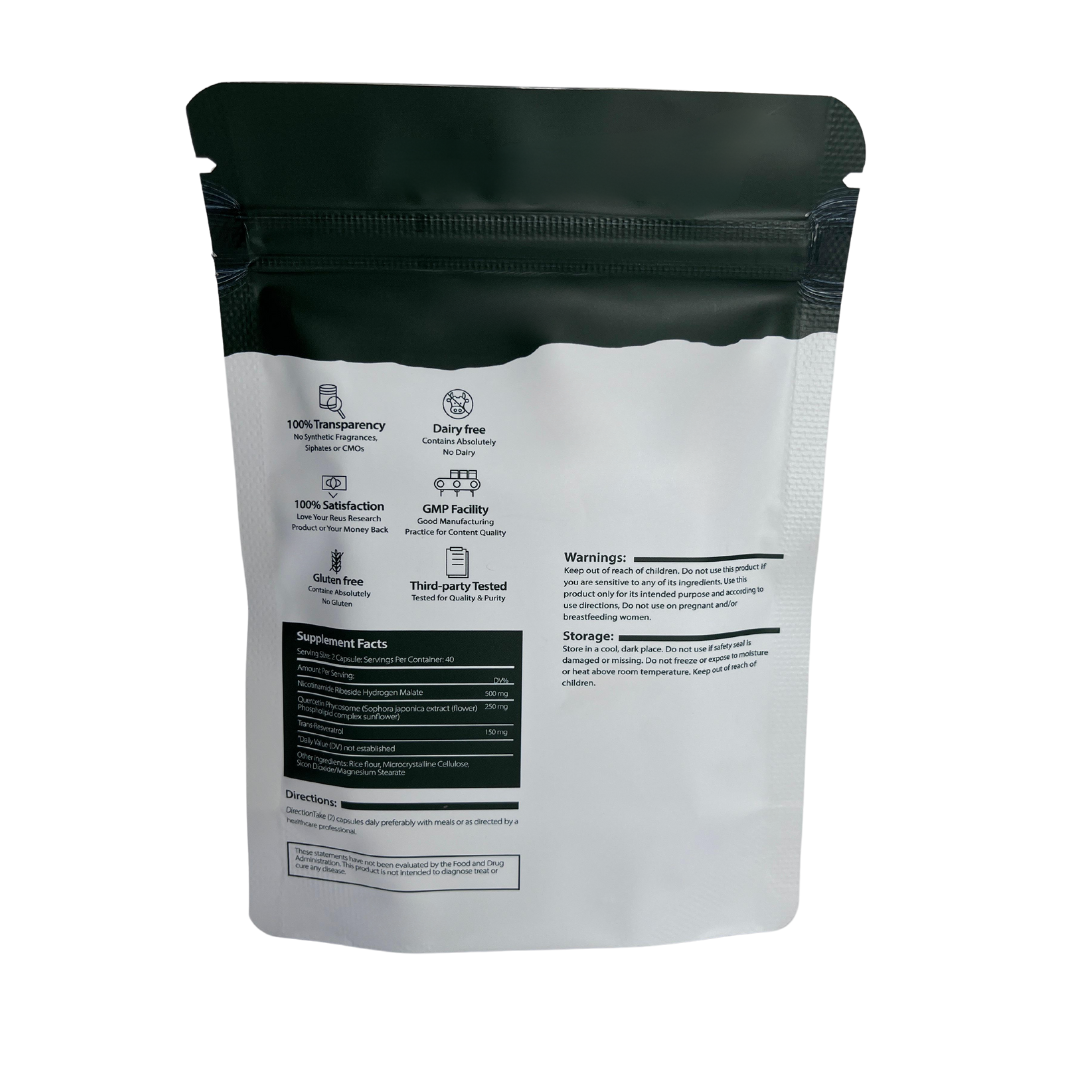 🧬 Liposomal NAD+ con Nicotinamida Ribósido y Resveratrol 80 CAP