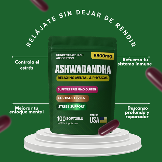 Ashwagandha 5500mg 100 cap blandas